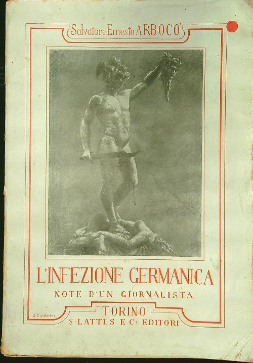 L' infezione germanica - Salvatore Ernesto Arboco' - copertina