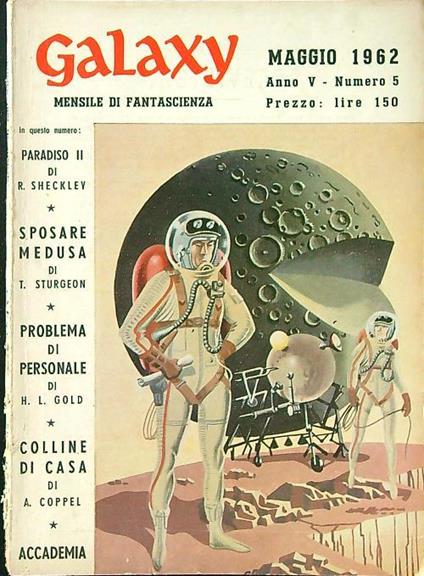 Galaxy n. 5/maggio 1962 - copertina