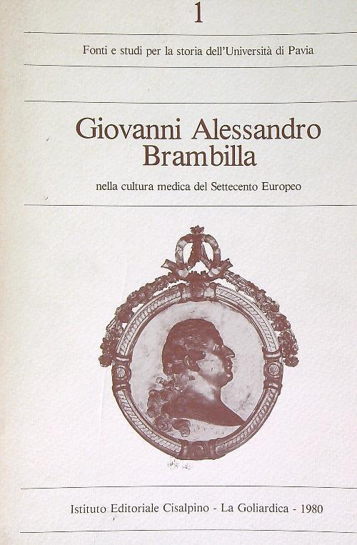 Giovanni Alessandro Brambilla - copertina