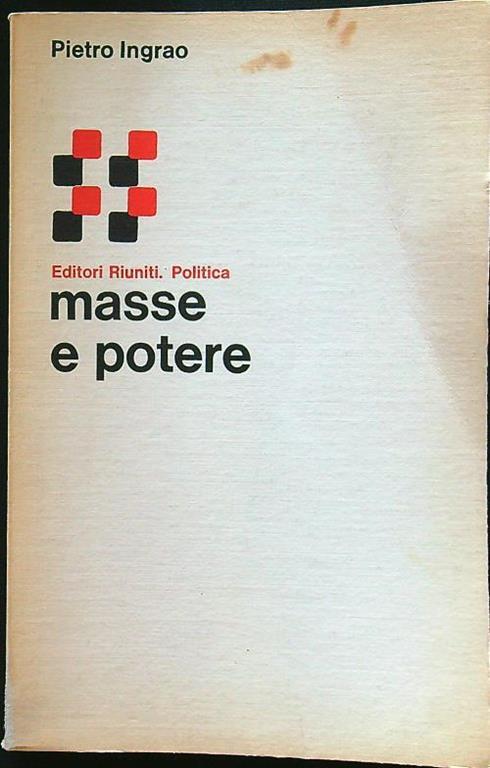 Massa e potere - Pietro Ingrao - copertina