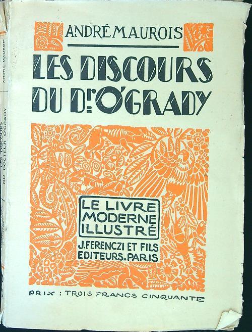 Les discours du Dr. O'Grady - André Maurois - copertina