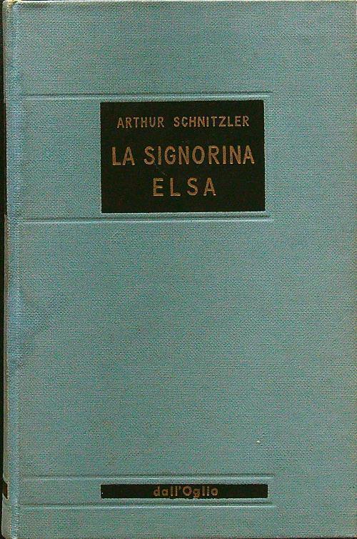 La signorina Elsa - Arthur Schnitzler - copertina