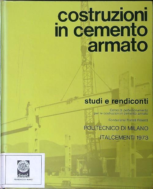 Costruzioni in cemento armato vol. 10 - copertina