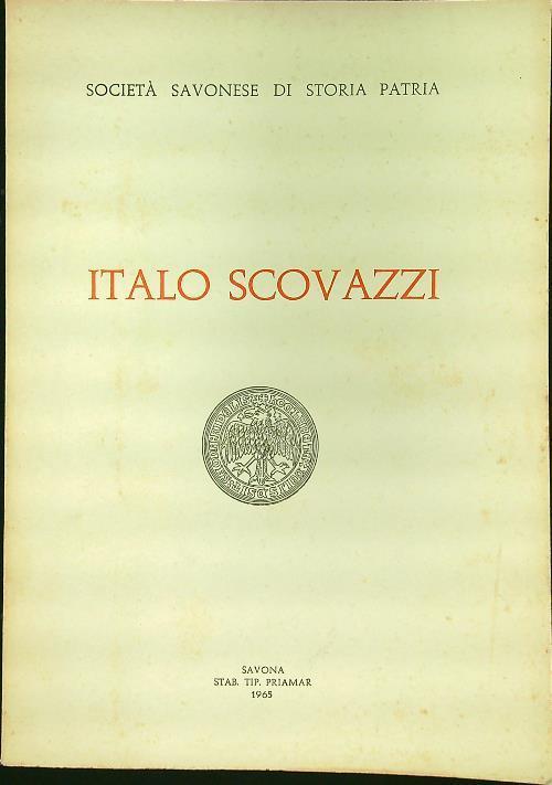 Italo Scovazzi - copertina