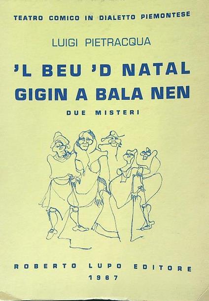'L Beu 'd natal gigin a bala nen - Luigi Pietracqua - copertina