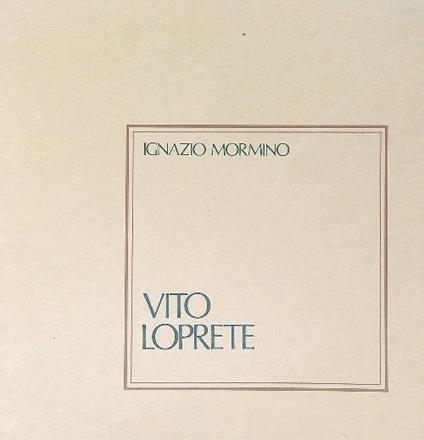 Vito Loprete - Ignazio Mormino - copertina