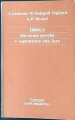 Droga chi come perché e soprattutto che fare