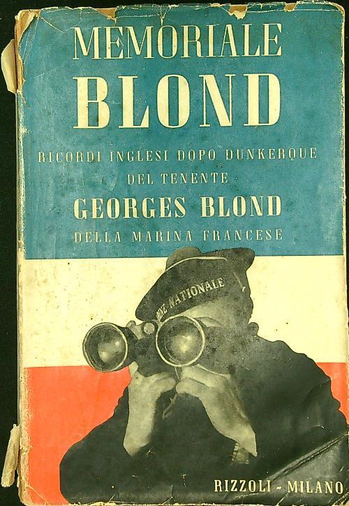 Memoriale Blond - Georges Blond - copertina