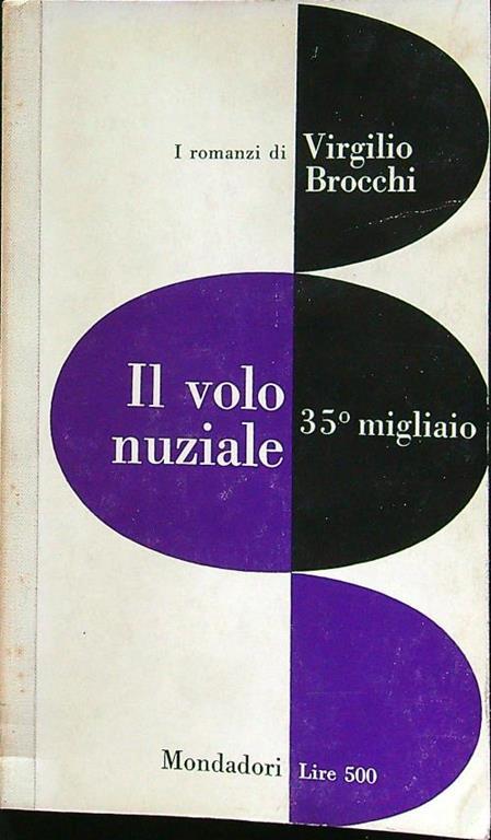 Il volo nuziale - Virgilio Brocchi - copertina