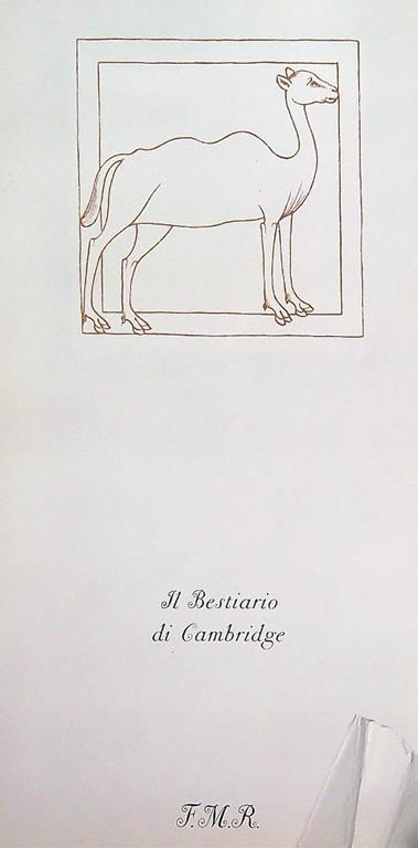 Il bestiario di Cambridge - copertina