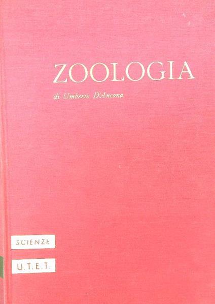 Zoologia - Umberto D'Ancona - copertina