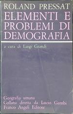 Elementi e problemi di demografia