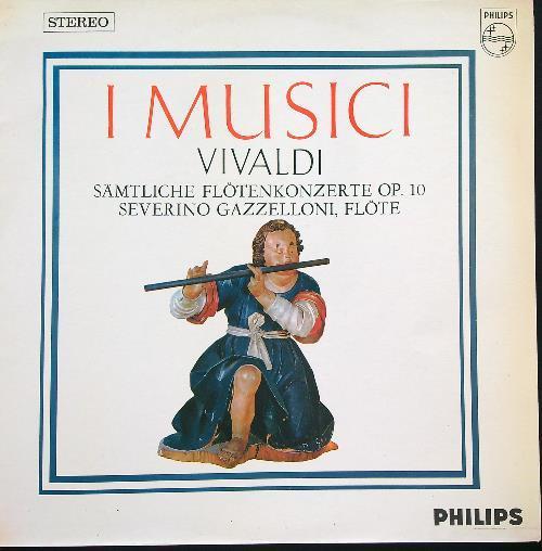 I musici Vivaldi Samtliche flotenkonzerte op 10. Vinile - copertina