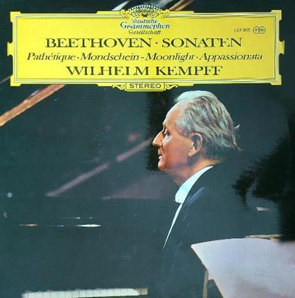 Beethoven. Sonaten. Wilhelm Kempff. Vinile - copertina