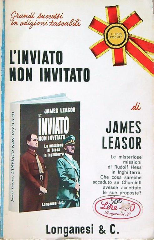 L' invitato non invitato - James Leasor - copertina