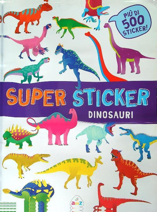 Super Sticker Dinosauri - copertina