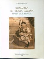 Romanzo in terza pagina. Appunti su 