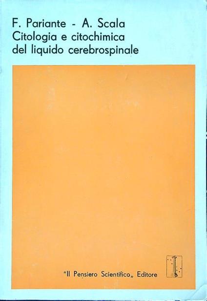 Citologia e citochimica del liquido cerebrospinale - copertina