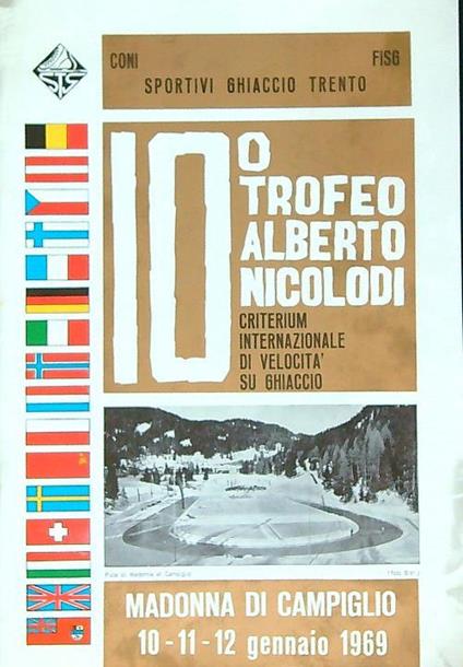 10o Trofeo Alberto Nicolodi. Madonna di Campiglio 10-11-12 gennaio 1969 - copertina