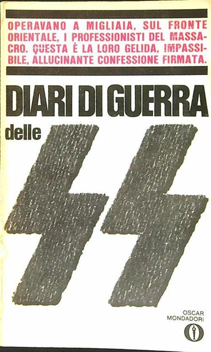 Diari di guerra delle SS - Carlo Fruttero - copertina