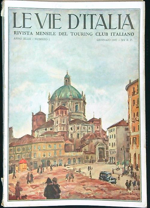 Le vie d'Italia. Annata 1937 - copertina