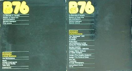 La biennale di venezia 1976. 2vv - copertina