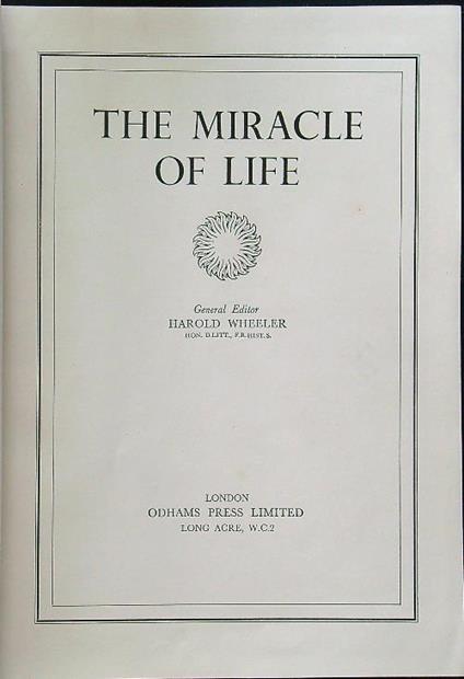 The Miracle of Life - copertina