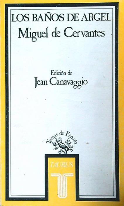 Los banos de Argel - Miguel de Cervantes - copertina