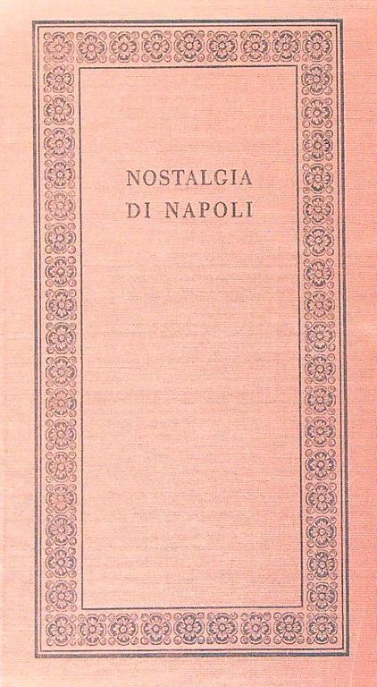 Nostalgia di Napoli - Guglielmo Peirce - copertina