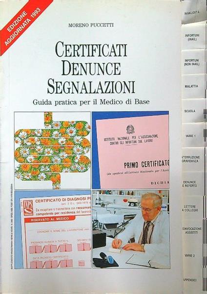 Certificati denuce segnalazioni - copertina