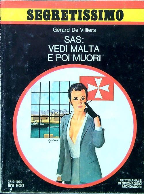 Sas: vedi Malta e poi muori - copertina