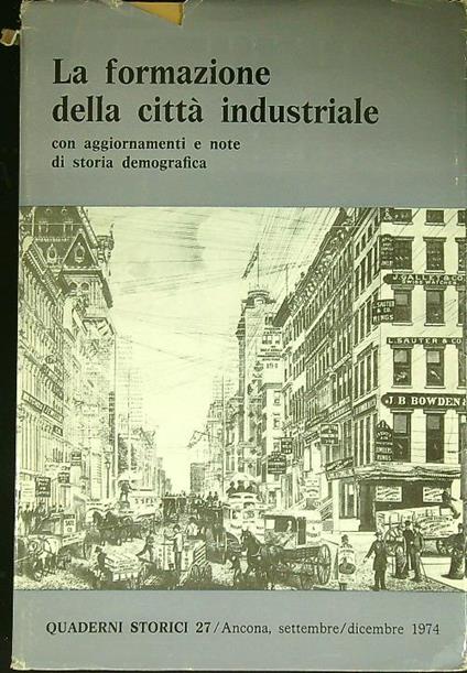 La formazione della citta' industriale - copertina