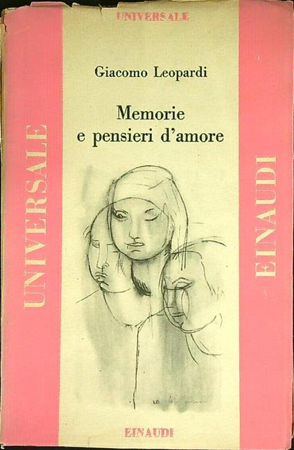 Memorie e pensieri d'amore - Giacomo Leopardi - copertina