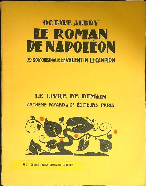 roman de NapoleonLe - copertina