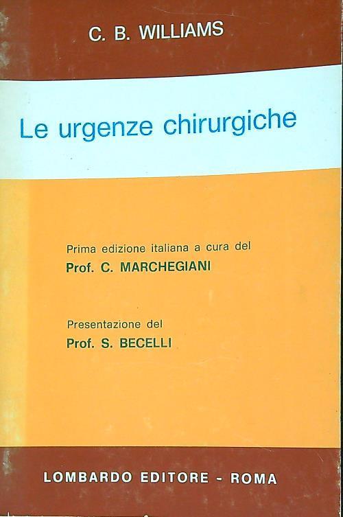 Le urgenze chirurgiche - copertina