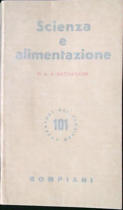 Scienza e alimentazione - copertina