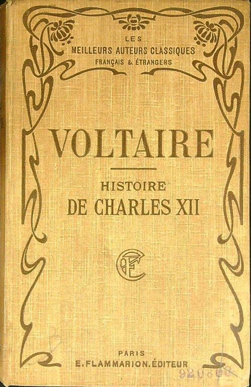 Histoire de Charles XII - Voltaire - copertina