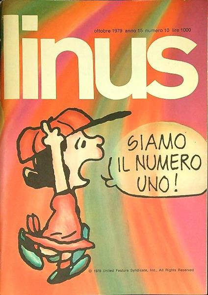 Linus n. 10/ottobre 1979 - copertina