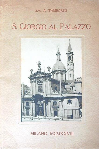 S. Giorgio al Palazzo - copertina