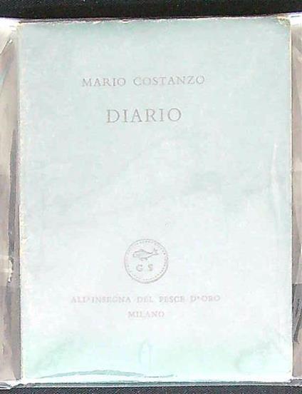 Diario - Mario Costanzo - copertina