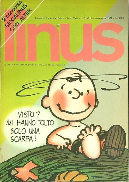 Linus n.11/novembre 1982 - copertina