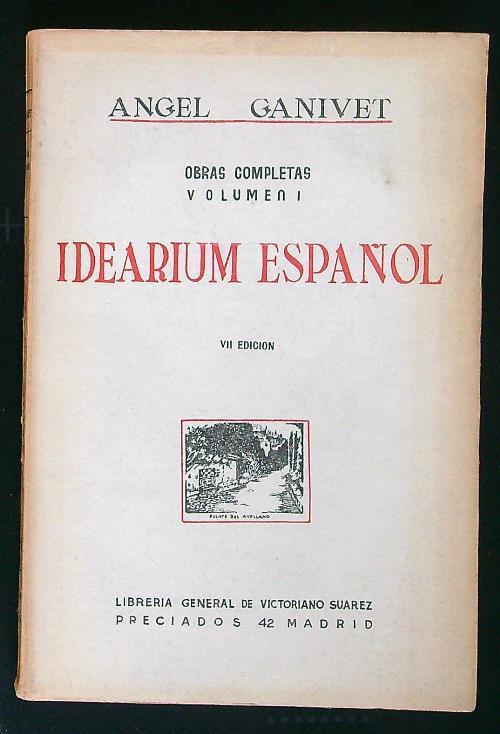 Idearium Espanol - Angel Ganivet - copertina