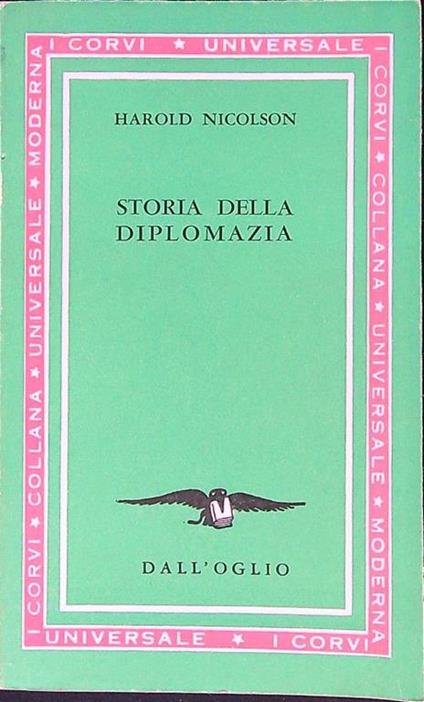 Storia della diplomazia - Harold Nicolson - copertina