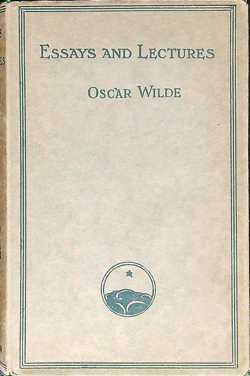 Essays and Lectures - Oscar Wilde - copertina