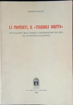 La proprietà, il ''terribile diritto''