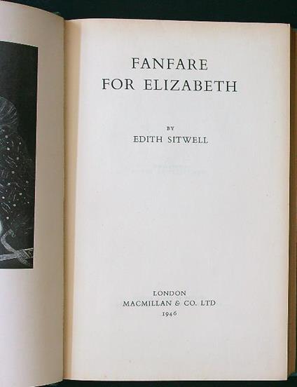 Fanfare for Elizabeth - Edith Sitwell - copertina