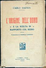 L' origine dell'uomo e la scelta in rapporto col sesso