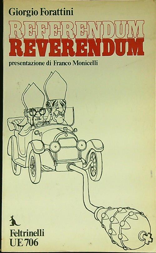 Referendum Reverendum - Giorgio Forattini - copertina