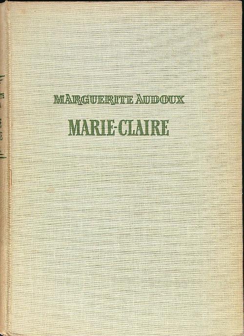 Marie-Claire - Marguerite Audoux - copertina