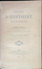 Etudes d'Histoire Religieuse